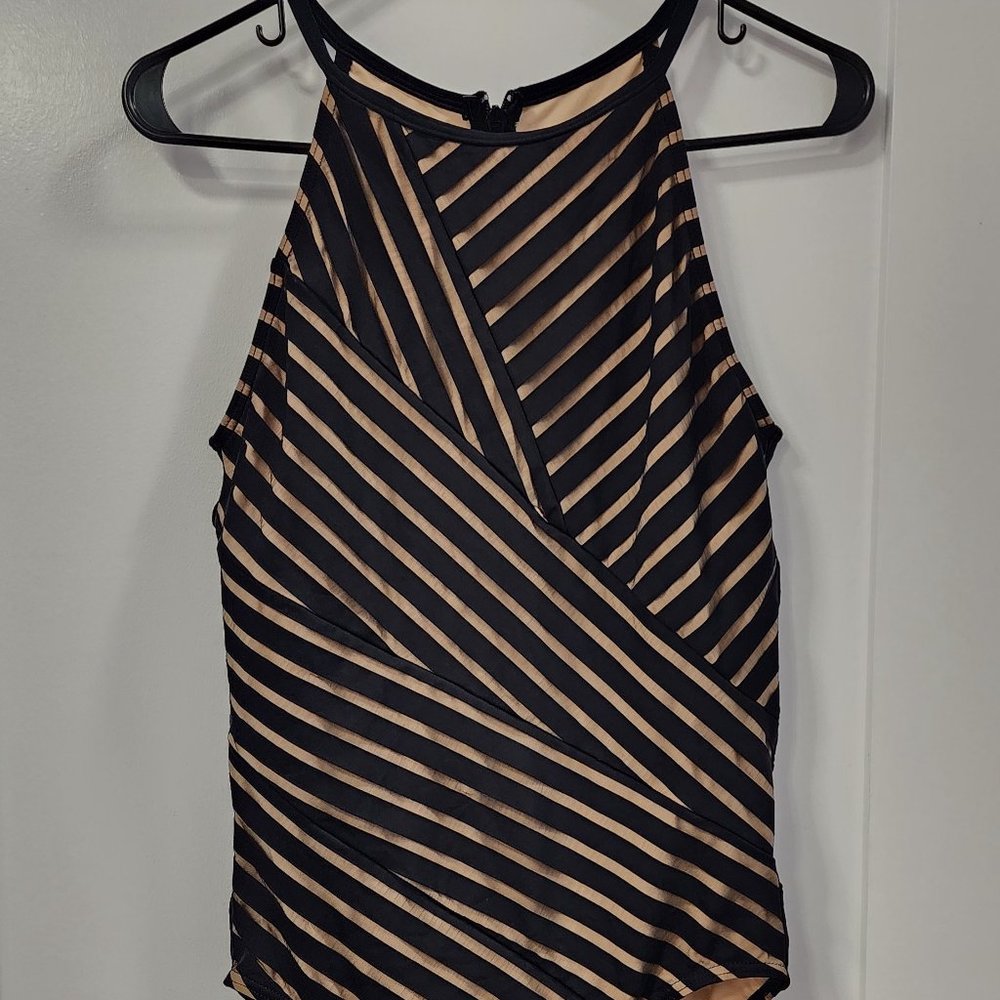 One-piece swimsuit.